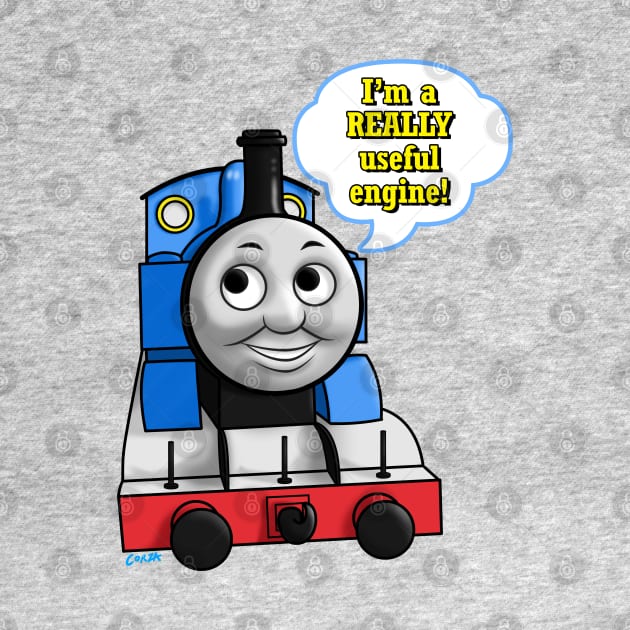 "I'm a Really Useful Engine!" Thomas by corzamoon